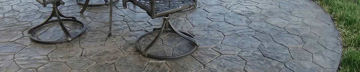 Garden relaxation area with professionally installed stone flooring in Seattle WA